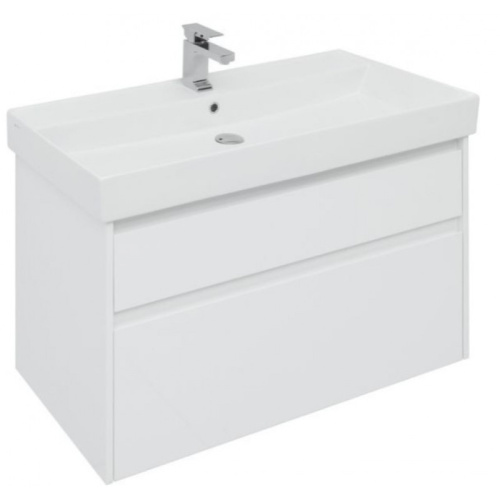 картинка Тумба с раковиной Aquanet Nova Lite 291826 100 белый от магазина Сантехстрой
