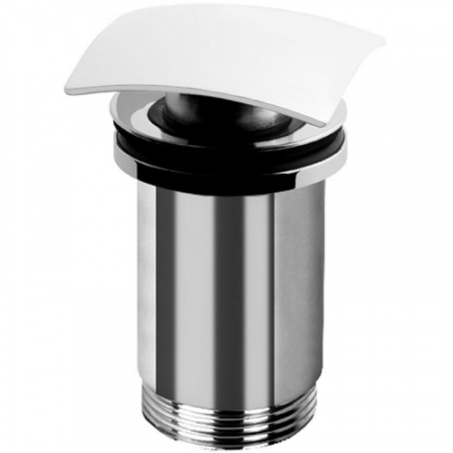 картинка Донный клапан Cezares CZR-B-SCQ-BIO click-clack Белый матовый от магазина Сантехстрой
