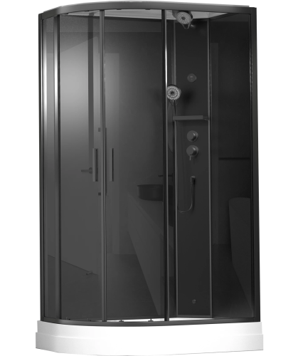 картинка Душевая кабина Timo Premium ILMA Black 120*80*222 (ILMA902RB) от магазина Сантехстрой