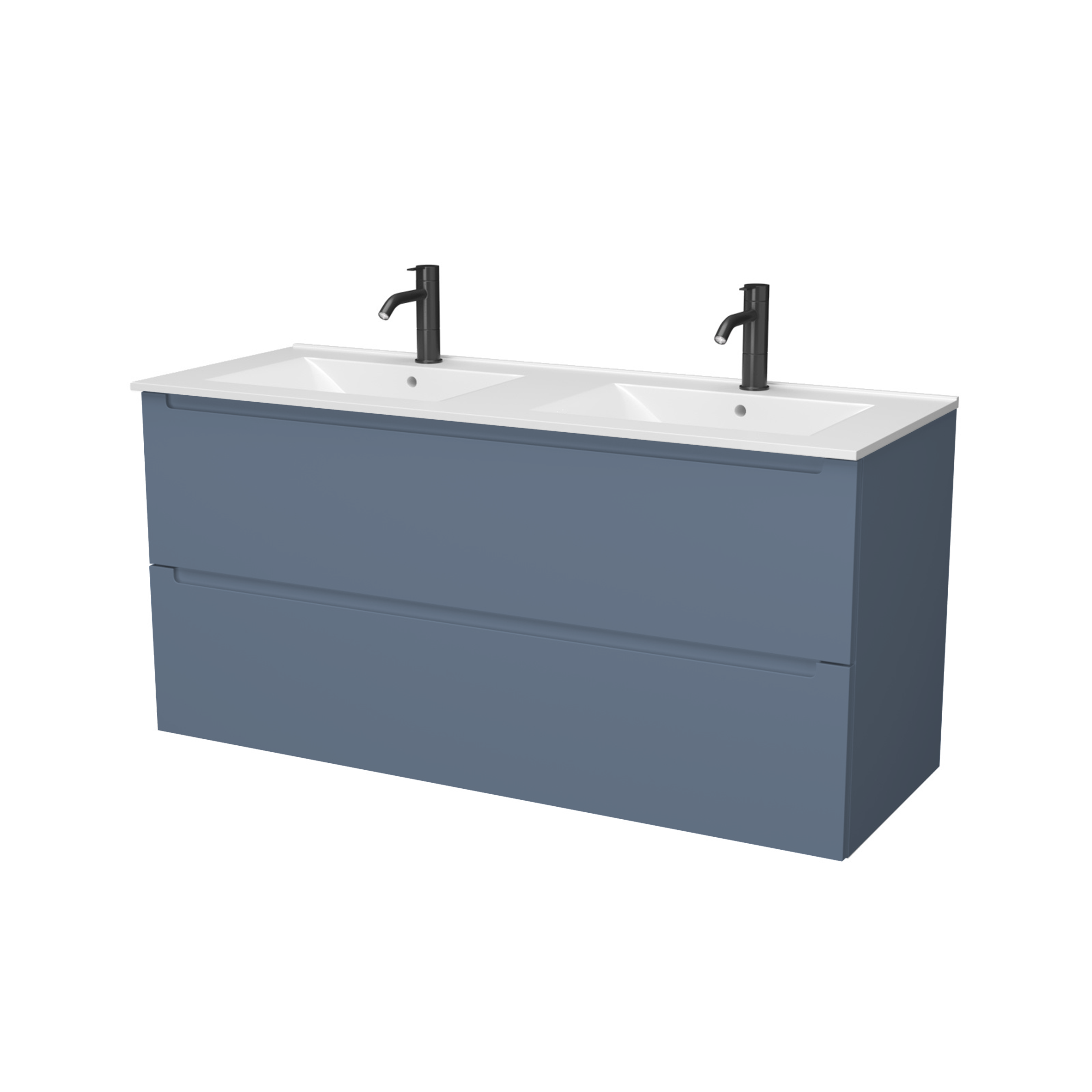 картинка Тумба под раковину/столешницу Дион 120 Серо-синий от магазина Сантехстрой
