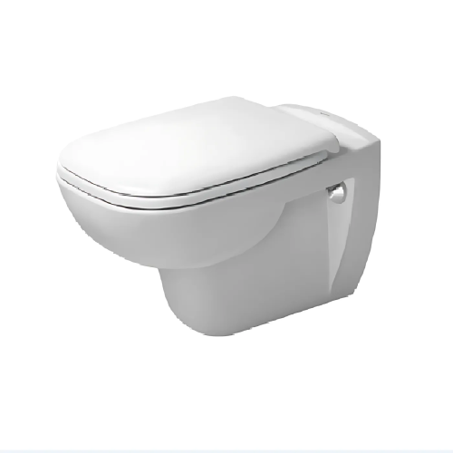 картинка Duravit D-Code Комплект: подвесной унитаз Rimless  257009 355х545 мм.+ сиденье с автоматическим закрыванием 006739 СПЕЦЦЕНА от магазина Сантехстрой