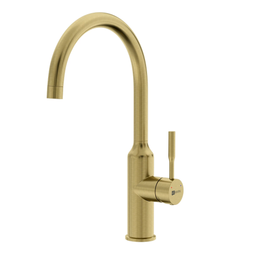 картинка смеситель lemark expert для кухни с поворотным изливом (lm5079lgn)