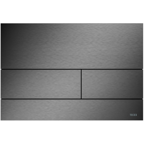 картинка Клавиша смыва Tece Square II 9240846 (9240836) для унитаза PVD Brushed Black Chrome от магазина Сантехстрой