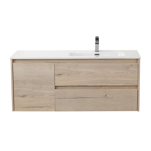картинка Тумба под раковину подвесная BelBagno KRAFT-1200-2C-1A-SO-RGB-R Rovere Galifax Bianco от магазина Сантехстрой