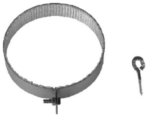 картинка Хомут-подвеска под шпильку, диаметр, мм-250 от магазина Сантехстрой