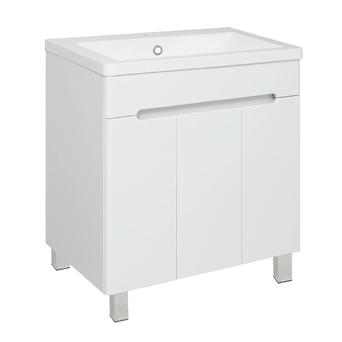 картинка Тумба под раковину Runo напольная 3 двери (под умывальник Omega 75) Парма 75 (00-00001040) от магазина Сантехстрой