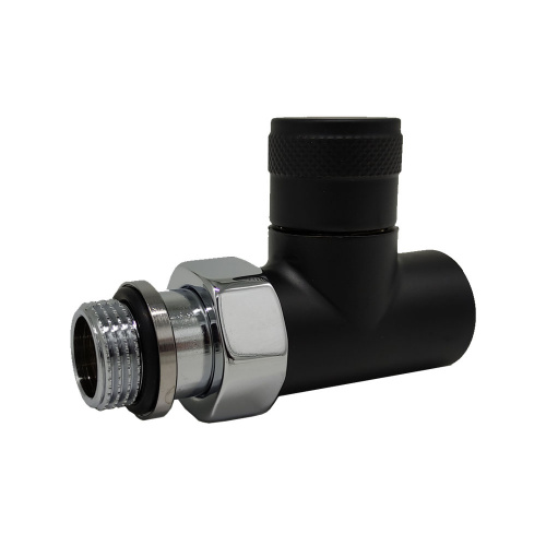 картинка Запорный клапан прямой SR Rubinetterie Tondera 1/2", чёрный от магазина Сантехстрой