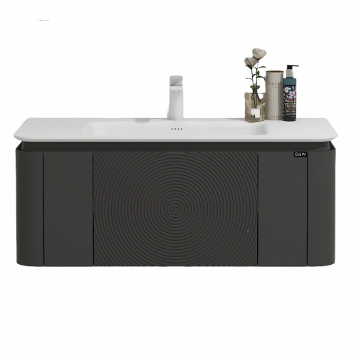 картинка Тумба под раковину B&W U930.1000 основной шкаф P02, Unihopper, Corian раковина-столешница / LED light (1000x520x400) от магазина Сантехстрой