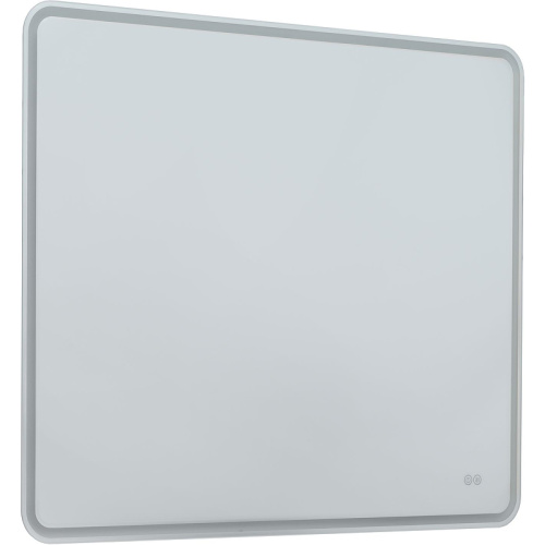 картинка Зеркало Aquanet Ирис 90 326447 с подсветкой с сенсорным выключателем и подогревом от магазина Сантехстрой