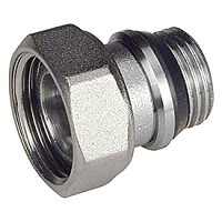 картинка Отвод 1/2"", с уплотнительным кольцом и накидной гайкой от магазина Сантехстрой