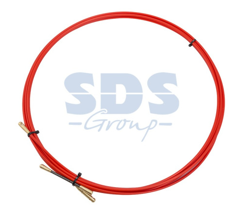 картинка Протяжка кабельная REXANT (мини УЗК в бухте),  стеклопруток,  d=3,5 мм,  3 м,  красная от магазина Сантехстрой