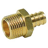 картинка Прямой фитинг Giacoqest с наружной резьбой 1"x1"M для обжимного соединения от магазина Сантехстрой