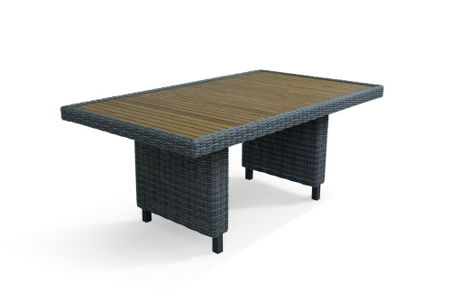 картинка ООО "Дарсена" MOKKA BELLA стол прямоугольный с деревянной столешницей от магазина Сантехстрой