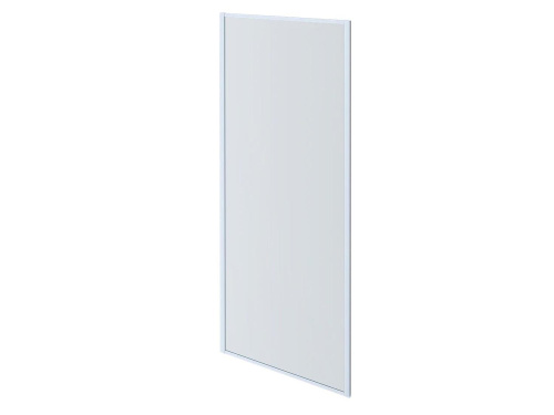 картинка AQ ARI WA 09020BL Неподвижная душевая стенка 900x2000, для комбинации с дверью, профиль черный, стекло прозрачное от магазина Сантехстрой