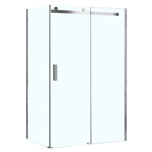 картинка Душевое ограждение Loranto NEO 100x120x190 прозрачное закаленное стекло 8 мм, Easy clean, профиль серебро, без поддона (CS-22111-120*100) от магазина Сантехстрой