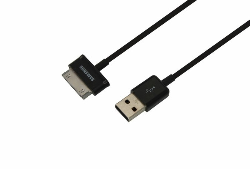 картинка USB кабель для Samsung Galaxy tab шнур 1 м черный от магазина Сантехстрой