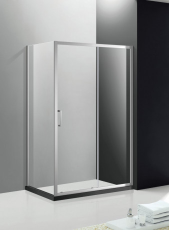 картинка Душевой уголок 120х100 см Cezares MOLVENO-AH-11-120/100-C-Cr-IV прозрачное от магазина Сантехстрой