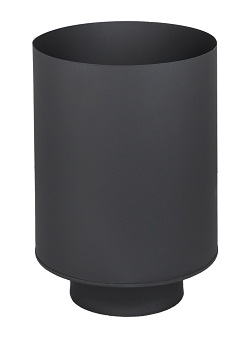 картинка Стакан черный 0,7 мм + нерж. d120/200 КПД от магазина Сантехстрой