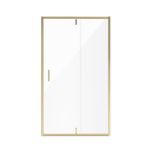 картинка Дверь в нишу Niagara Nova NG-43-12AG (120х195) золото,двери распашные,стекло прозрачное,1 место от магазина Сантехстрой