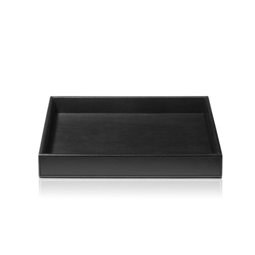 картинка Decor Walther Brownie Tab Q Лоток универсальный 26x22см, цвет: черная кожа от магазина Сантехстрой