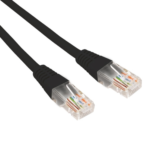 картинка Патч-корд U/UTP CAT 6, RJ45-RJ45, 26AWG, LSZH,  черный,  0.3м REXANT от магазина Сантехстрой