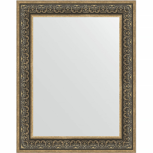 картинка Зеркало Evoform Definite 93х73 BY 3192 в багетной раме - Вензель серебряный 101 мм от магазина Сантехстрой