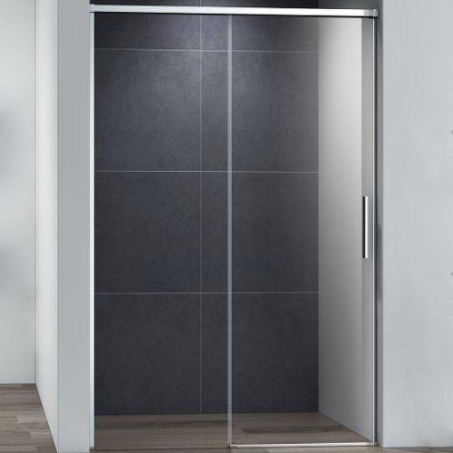 картинка Душевая дверь Cezares Duet Soft-M 120 DUET SOFT-M-BF-1-120-C-Cr профиль Хром стекло прозрачное от магазина Сантехстрой