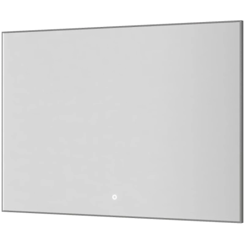 картинка Зеркало Armadi Art 543-100-CR 100x70 см, с LED-подсветкой, сенсорным выключателем, диммером, антизапотеванием, хром от магазина Сантехстрой