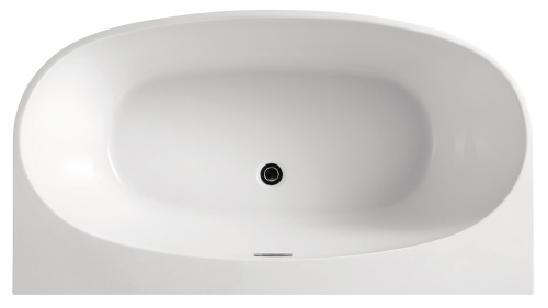 картинка Ванна акриловая Azario Cambridge 1800X880X580, пристенная, в комплекте с сифоном и металлической рамой от магазина Сантехстрой