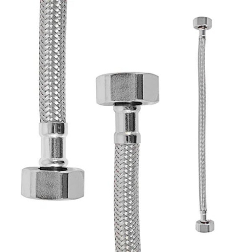 картинка if0455.2 шланг гибкий в металлической оплетке flexi f1/2“xf1/2“ d12, 40 см, хром