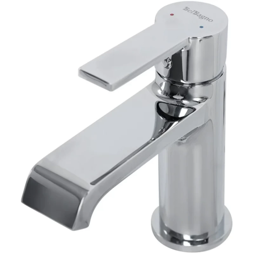 фотография смеситель для раковины belbagno aurora aurora-lvm-crm-w0 без донного клапана, хром