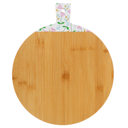 картинка VETTA Гринвуд Доска разделочная бамбук с принтом, 30х25х1,0см от магазина Сантехстрой