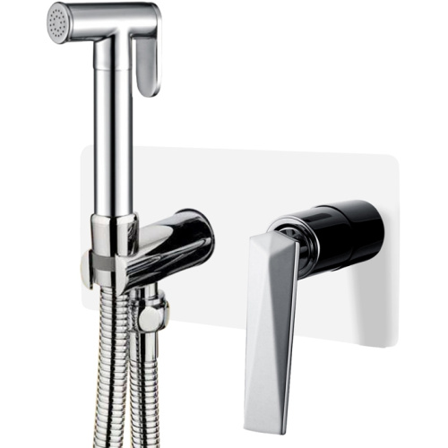 картинка Гигиенический душ со смесителем Boheme Venturo 377-W Хром Белый от магазина Сантехстрой