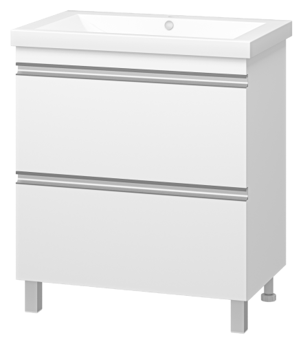 картинка Тумба с раковиной Ингрид 75 + раковина Misty Алиса 75 от магазина Сантехстрой