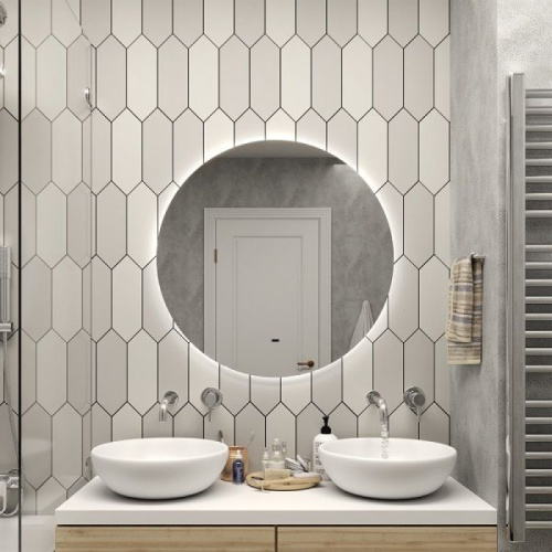 картинка Зеркало 80x80 см Art&Max Sanremo AM-San-800-DS-F от магазина Сантехстрой