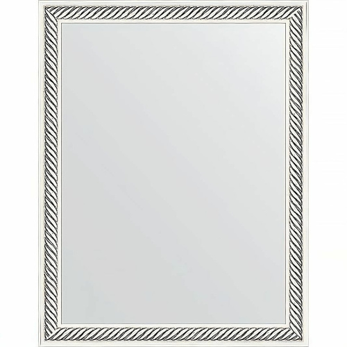 картинка Зеркало Evoform Definite 45х35 BY 1326 в багетной раме - Витое серебро 28 мм от магазина Сантехстрой