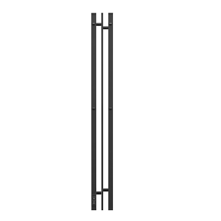 картинка Полотенцесушитель электрический Point Фрея PN20712B П2 100x1200 диммер слева, черный от магазина Сантехстрой