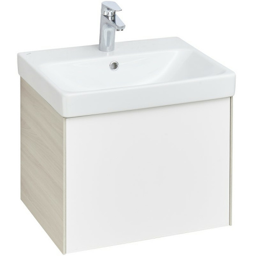 картинка Тумба под раковину AQUATON Асти 55 подвесная, белая (1A263101AXD70) от магазина Сантехстрой