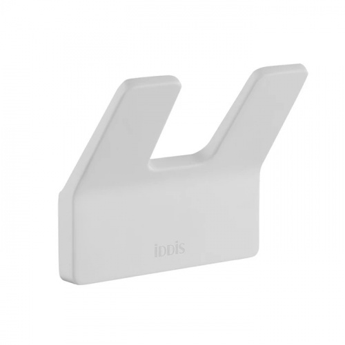 картинка Крючок двойной IDDIS Slide сплав металлов, белый матовый (SLIWT20i41) от магазина Сантехстрой