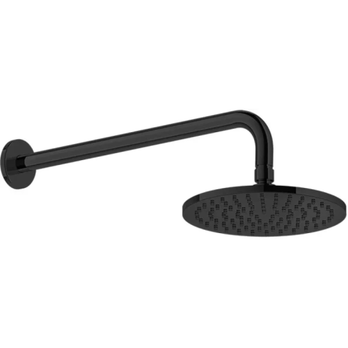 картинка Верхний душ Gessi Emporio 47382#299 201,5 мм, с кронштейном, черный матовый от магазина Сантехстрой