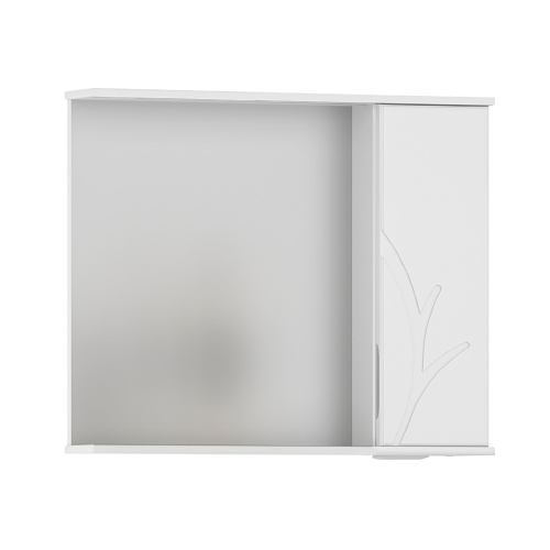 картинка Зеркало-шкаф Volna Adel 80 правый (белый) от магазина Сантехстрой