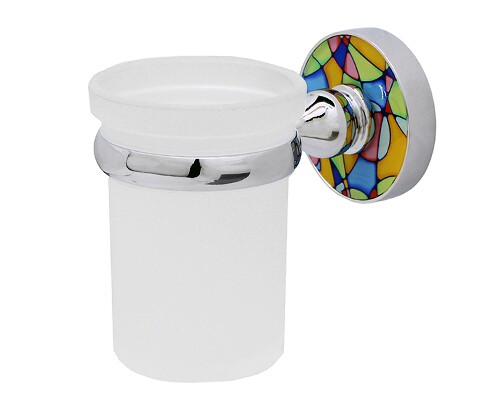 картинка Стакан для зубных щеток WasserKRAFT Diemel K-2228 Хром от магазина Сантехстрой