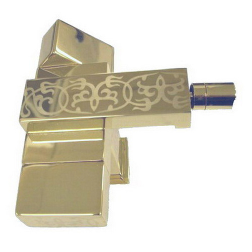 картинка daniel twin decora смеситель для биде с донным клапаном, золото/декор fantasy золото