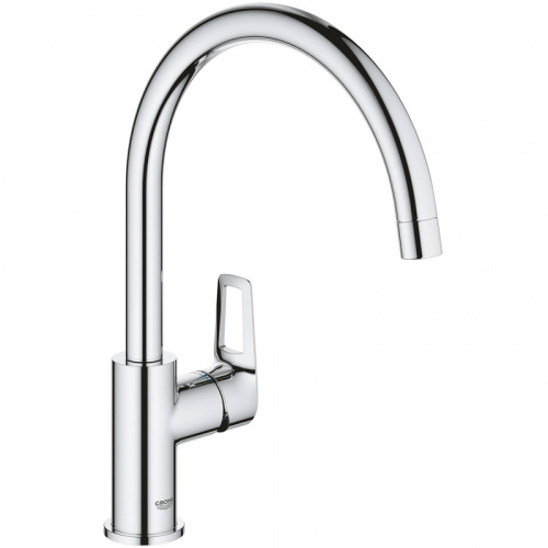 картинка смеситель для кухни grohe 31368001 хром