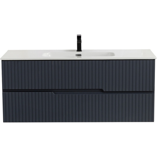 картинка Тумба под раковину Cezares Duet-N 120 DUET-N-1200-2C-SO-GR-P подвесная Grafito от магазина Сантехстрой