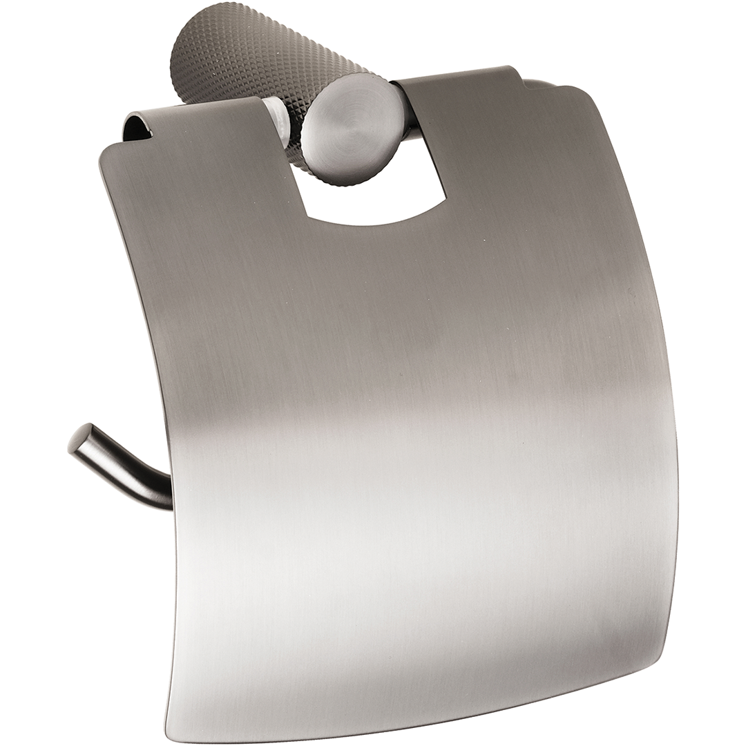 картинка GRINOДержатель для туалетной бумаги с крышкой, графит от магазина Сантехстрой