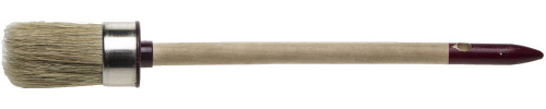 картинка Кисть круглая ЗУБР ″УНИВЕРСАЛ - МАСТЕР″, светлая щетина, деревянная ручка, №6, 30мм от магазина Сантехстрой
