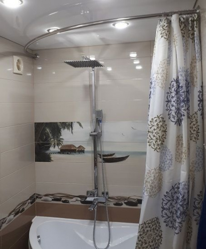 картинка Карниз для ванны дуга 1460*1460 (для ванны Калипсо) KARN-0000012 от магазина Сантехстрой
