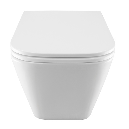 картинка Унитаз подвесной Azario PRO 340х490х350 безободковый, слив "скрытое Торнадо", в комплекте с быстросъемным сидением микролифт (PRO-002 UQ3) от магазина Сантехстрой