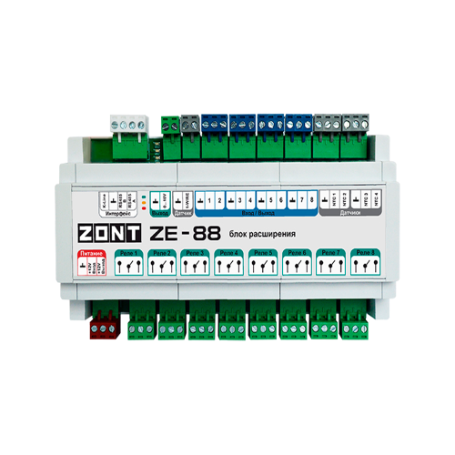 картинка Блок расширения ZE-88 для контроллеров от магазина Сантехстрой